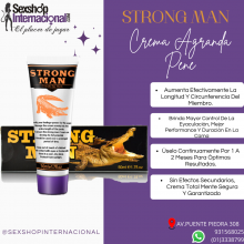 STROGMAN CREMA AGRANDA PENE Y POTENCIA LA ERECCIÓN SEXSHOP